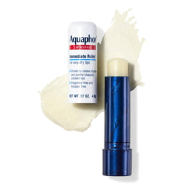 Aquaphor Lip Repair Stick packaging with two balm sticks