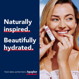 Aquaphor Lip Repair Stick with Coconut Oil ingredients list on packaging