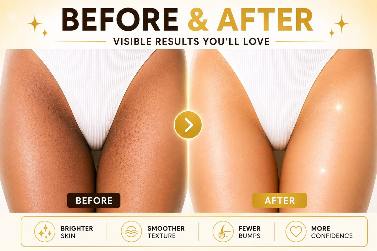 ArabelsNaturals Bikini Area Exfoliator Body Scrub with natural ingredients