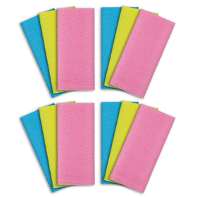 ARCH&M 12-Pack Exfoliating Washcloth Towel front view
