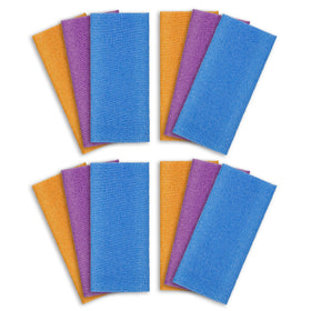 ARCH&M Exfoliating Towel 12 Pack front view showing towels