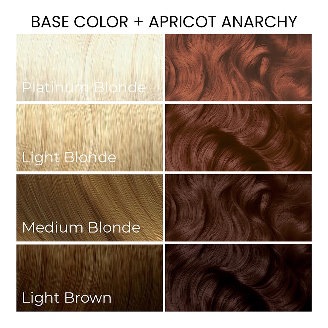 ARCTIC FOX Apricot Anarchy hair dye bottle with ingredients