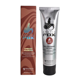 ARCTIC FOX Apricot Anarchy hair dye on light brown hair