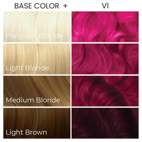 ARCTIC FOX Arcane VI Semi Permanent Hair Dye instructions on packaging