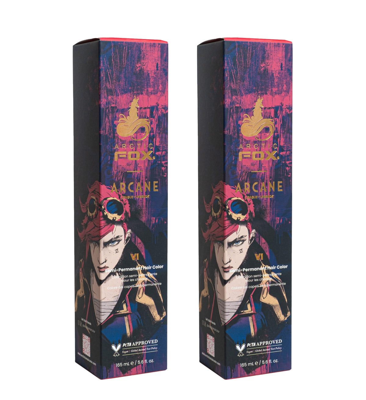ARCTIC FOX Arcane VI Semi Permanent Hair Dye pink packaging front view
