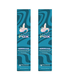 ARCTIC FOX Aurora Kiss Blue Semi Permanent Hair Dye front view