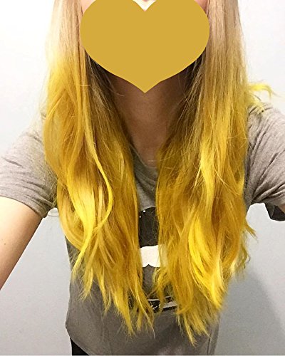 ARCTIC FOX Cosmic Sunshine hair dye mixed with Neon Moon