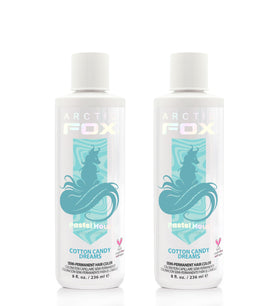 ARCTIC FOX Cotton Candy Dreams hair dye front view 2 x 8 oz