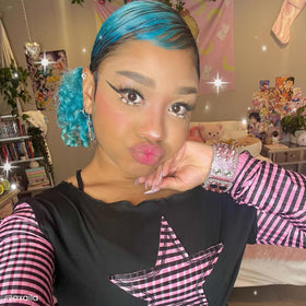 ARCTIC FOX Cotton Candy Dreams hair dye texture on hair