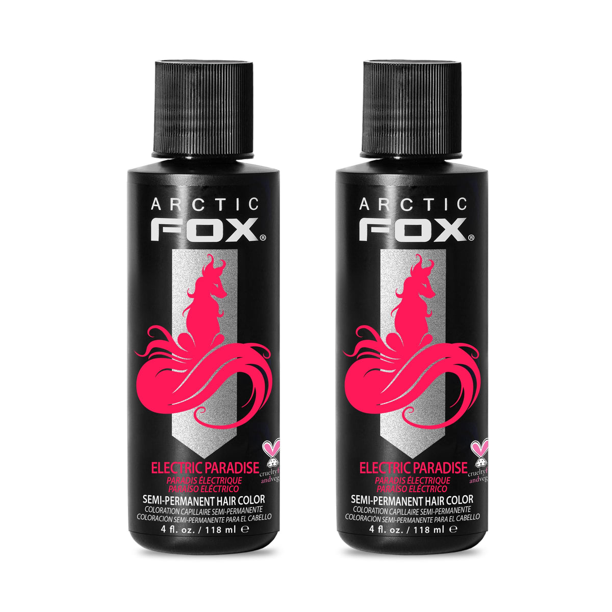 ARCTIC FOX Electric Paradise hair dye bottle front view