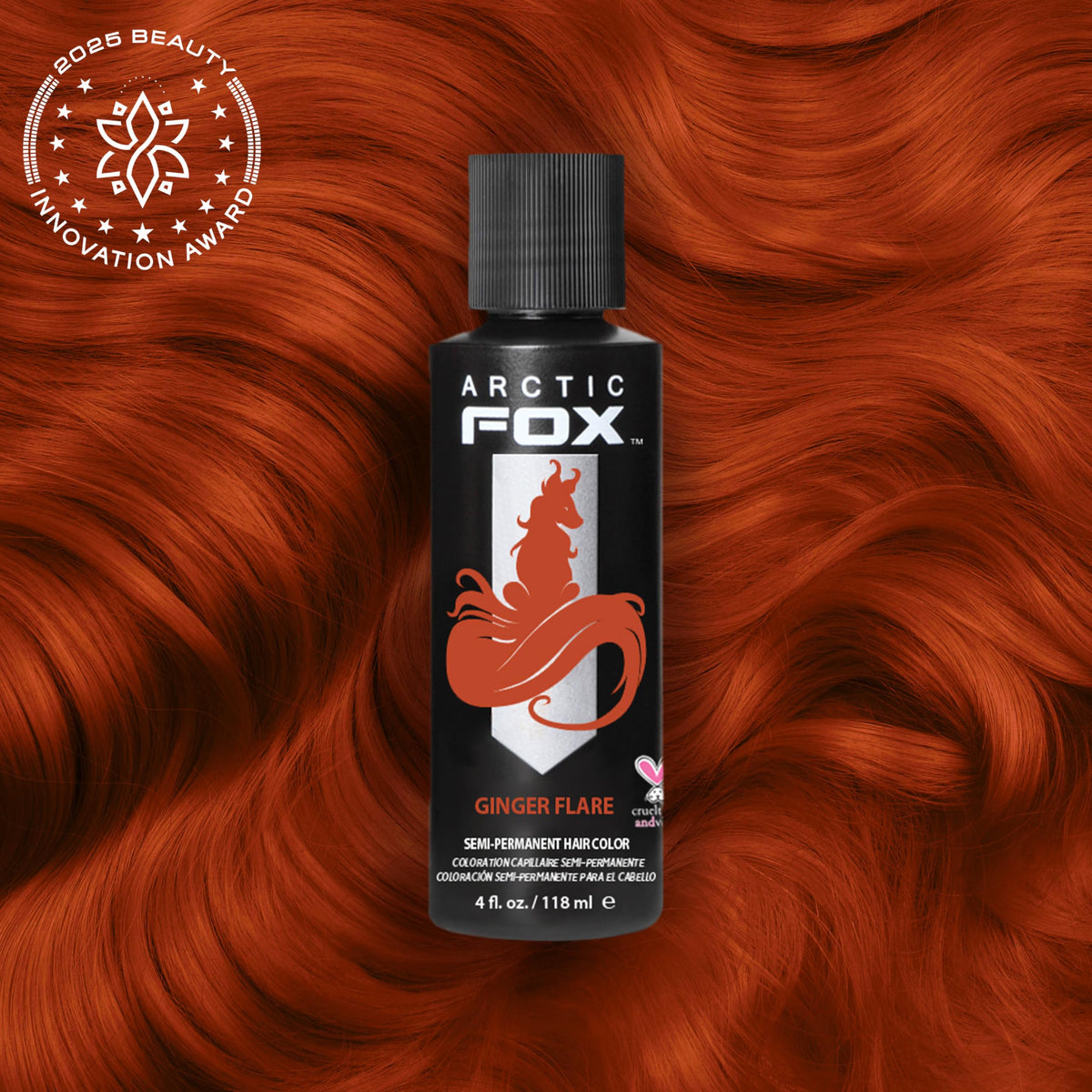 ARCTIC FOX Ginger Flare hair dye packaging