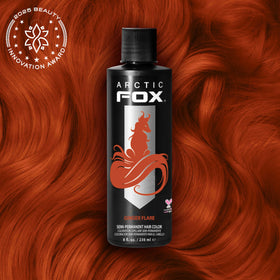 ARCTIC FOX Ginger Flare hair dye packaging with vibrant colour