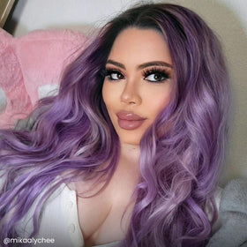 ARCTIC FOX Girls Night pastel lilac hair colour result