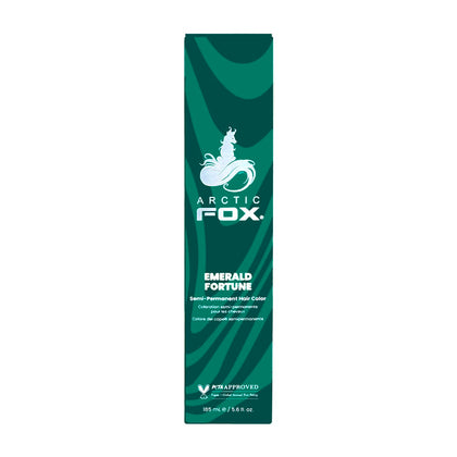 ARCTIC FOX Hair Dye Emerald Fortune 5.6 fl oz front view
