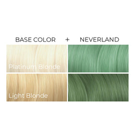 ARCTIC FOX Neverland mint hair dye on hair model