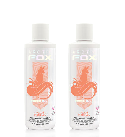 ARCTIC FOX Peach Prosecco Hair Dye front view of packaging