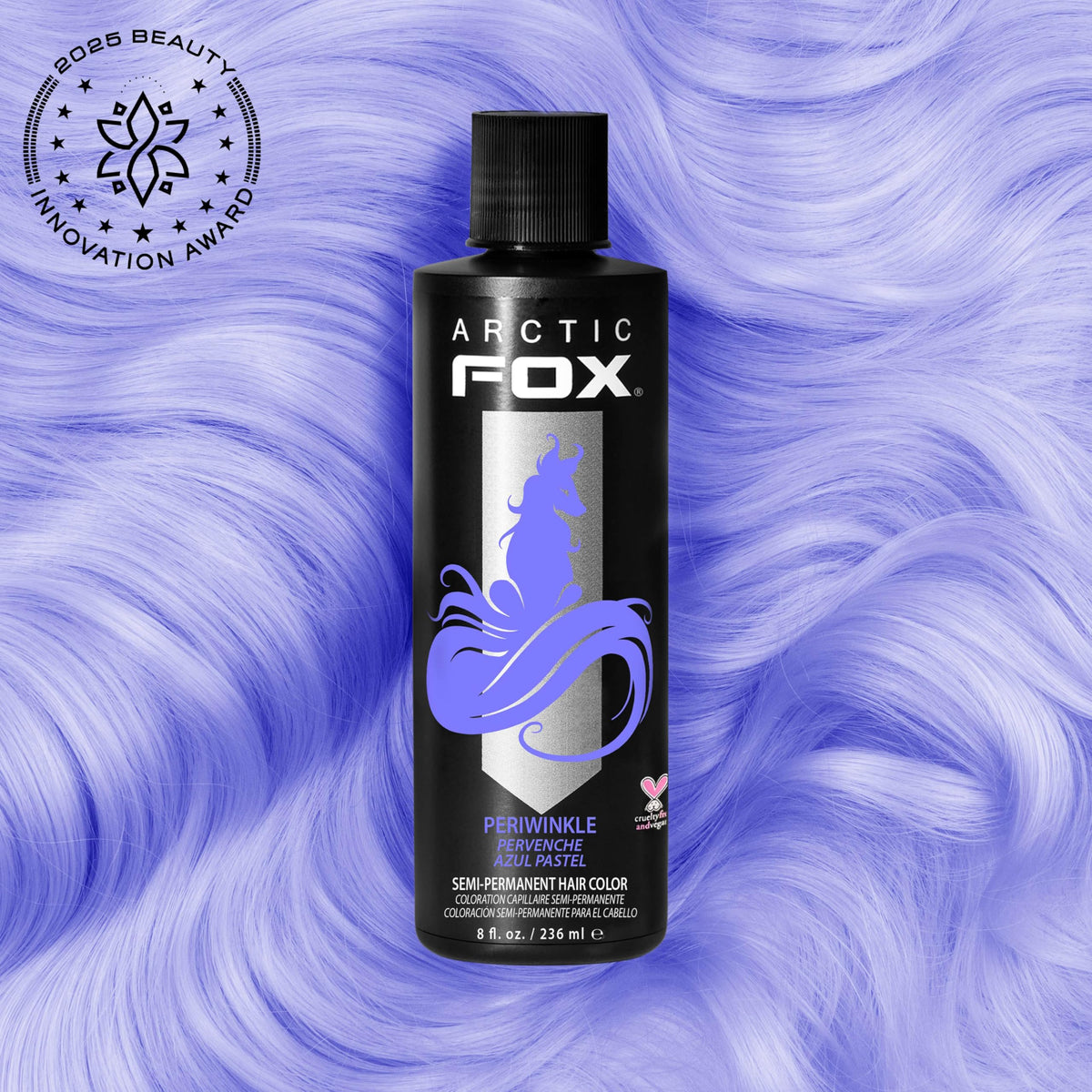 ARCTIC FOX Periwinkle hair dye application on hair