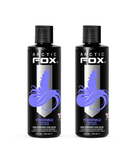 ARCTIC FOX Periwinkle Semi-Permanent Hair Dye front view with packaging