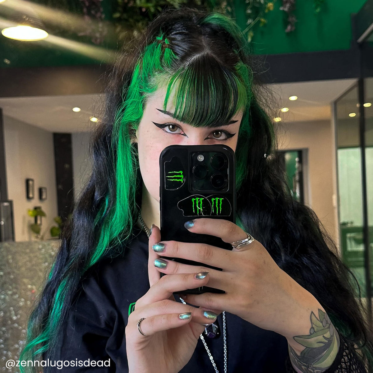 ARCTIC FOX Phantom Green mixed with Aquamarine