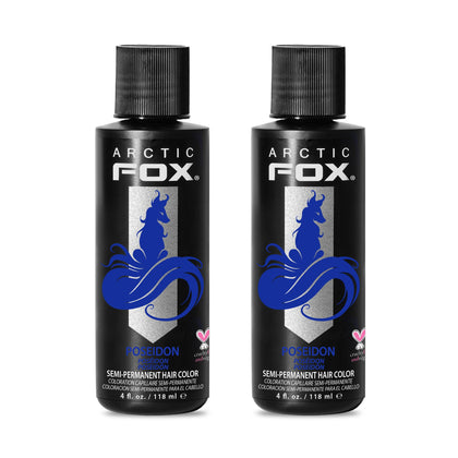 ARCTIC FOX Poseidon semi-permanent hair dye front view of packaging