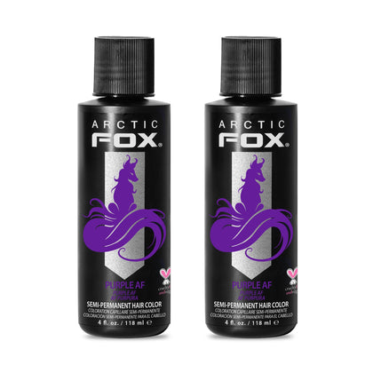 ARCTIC FOX Purple AF Hair Dye front view 2 x 4 oz bottles