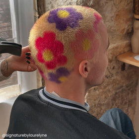 ARCTIC FOX Purple Madness application on hair