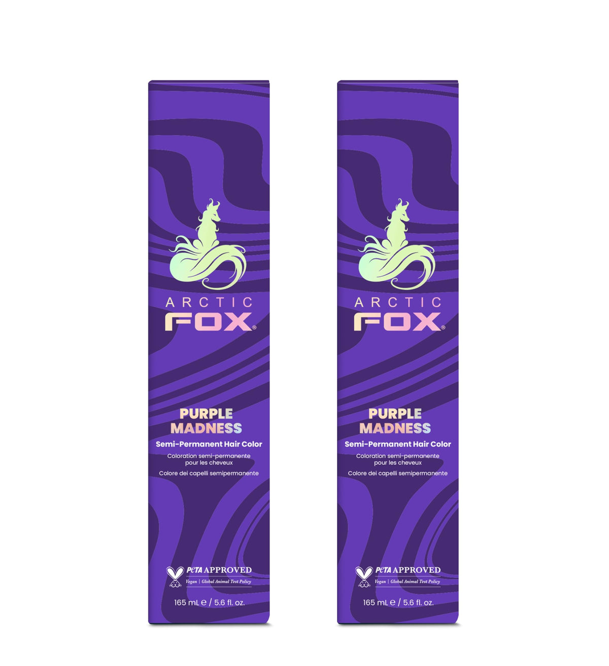 ARCTIC FOX Purple Madness Semi-Permanent Hair Colour front view