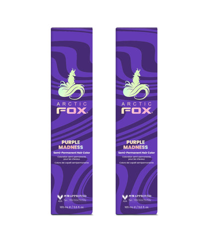 ARCTIC FOX Purple Madness Semi-Permanent Hair Colour front view