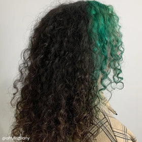ARCTIC FOX Semi-Permanent Hair Color Emerald Fortune texture close-up