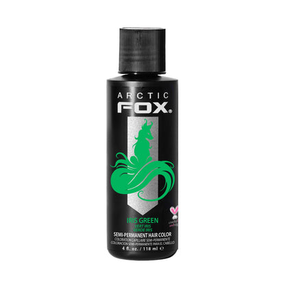 ARCTIC FOX Semi-Permanent Hair Colour Iris Green 4 fl oz front view