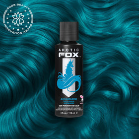 ARCTIC FOX Semi-Permanent Hair Dye Aquamarine packaging side view