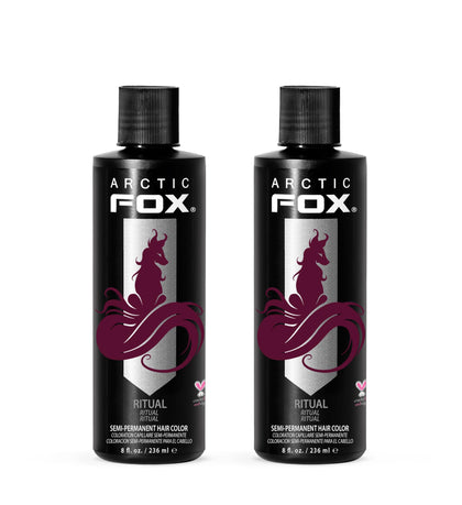 ARCTIC FOX Semi-Permanent Hair Dye Burgundy Red front view