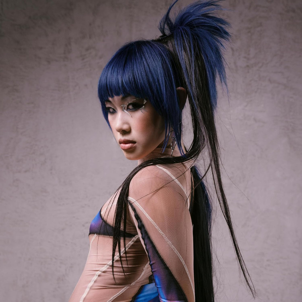 ARCTIC FOX Semi Permanent Hair Dye Caitlyn navy blue cream texture