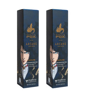 ARCTIC FOX Semi Permanent Hair Dye Caitlyn navy blue front view