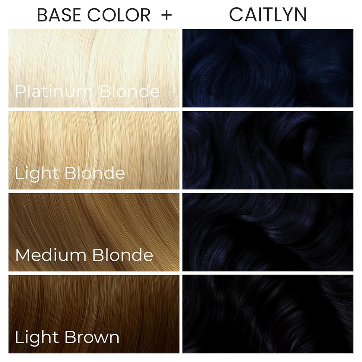 ARCTIC FOX Semi Permanent Hair Dye Caitlyn navy blue tubes side view