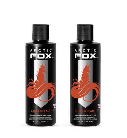 ARCTIC FOX Semi-Permanent Hair Dye Ginger Flare 8 oz front view