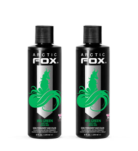 ARCTIC FOX Semi-Permanent Hair Dye Iris Green 8 oz front view