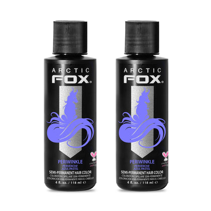 ARCTIC FOX Semi-Permanent Hair Dye Periwinkle Blue front view