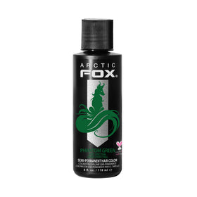 ARCTIC FOX Semi-Permanent Hair Dye Phantom Green 4 fl oz front view