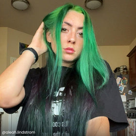 ARCTIC FOX Semi-Permanent Hair Dye Phantom Green creamy texture