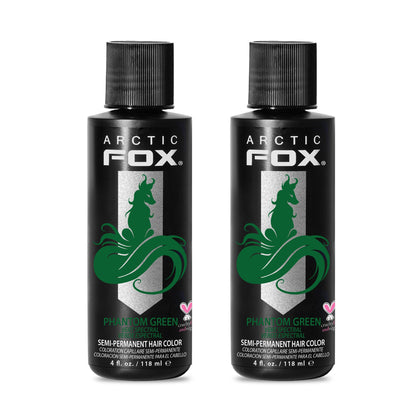 ARCTIC FOX Semi-Permanent Hair Dye Phantom Green front view