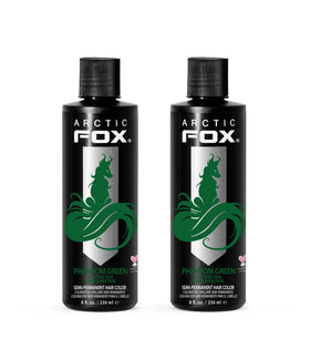 ARCTIC FOX Semi-Permanent Hair Dye Phantom Green front view