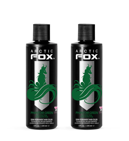 ARCTIC FOX Semi-Permanent Hair Dye Phantom Green front view