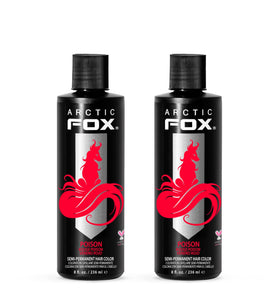 ARCTIC FOX Semi-Permanent Hair Dye Poison front view 8 oz bottles
