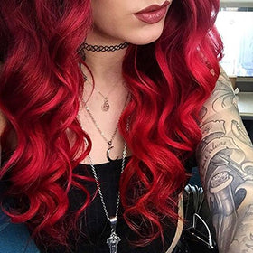 ARCTIC FOX Semi-Permanent Hair Dye Poison on hair swatch