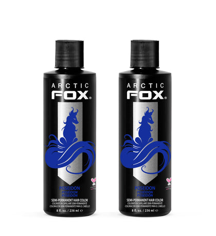 ARCTIC FOX Semi-Permanent Hair Dye Poseidon front view 8 oz bottle