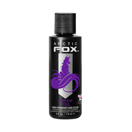 ARCTIC FOX Semi-Permanent Hair Dye Purple AF 4 fl oz front view
