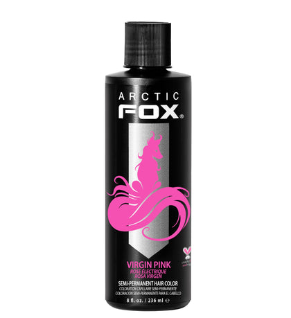 ARCTIC FOX Semi-Permanent Hair Dye Virgin Pink 8 fl oz front view
