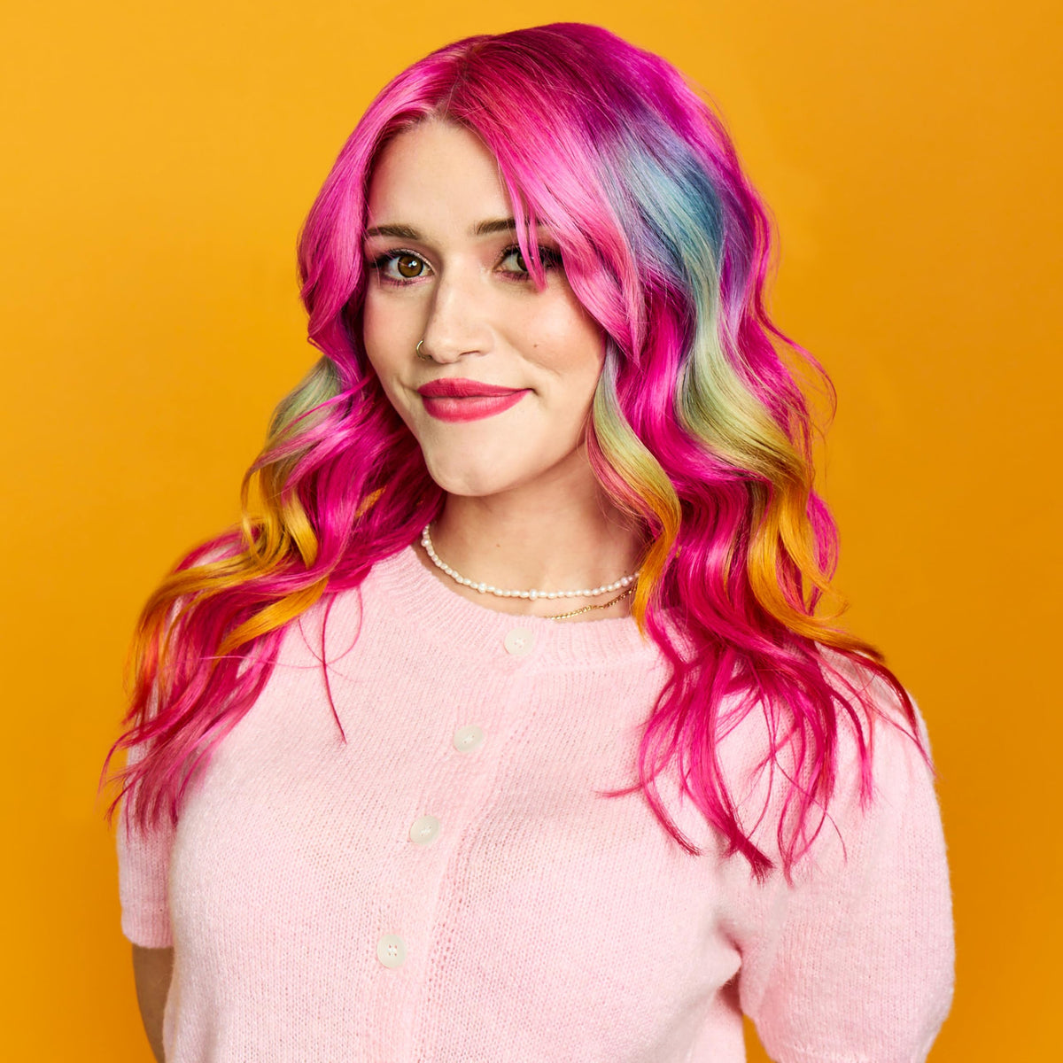 ARCTIC FOX Semi-Permanent Hair Dye Virgin Pink cream texture