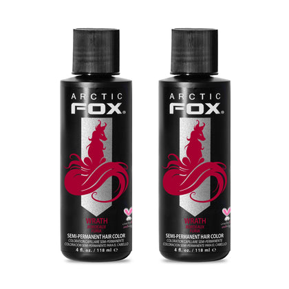 ARCTIC FOX Semi-Permanent Hair Dye Wrath 4 fl oz front view